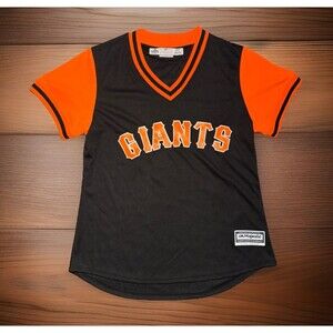 San Francisco Giants Jersey Embroidered Majestic Cool Base Youth Size Medium